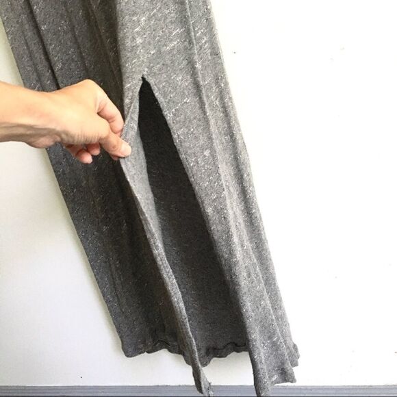 FREE PEOPLE Sleeveless Open Back Maxi Dress Grey XS - Picture 5 of 12